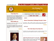 Tablet Screenshot of linkungfu.com